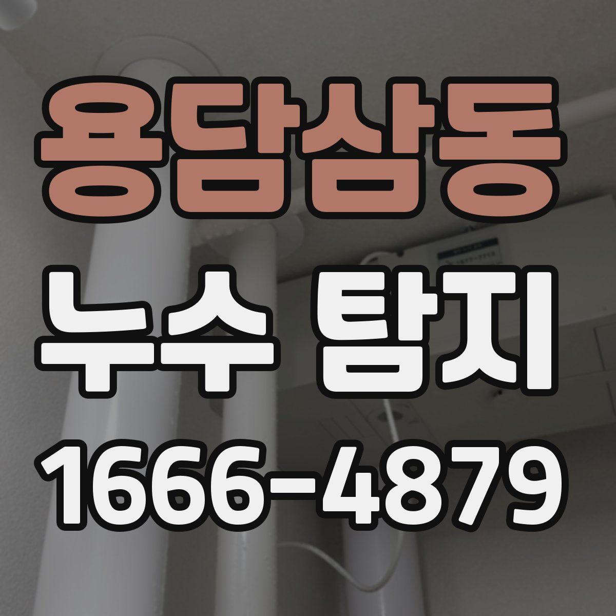 용담삼동 누수 탐지
