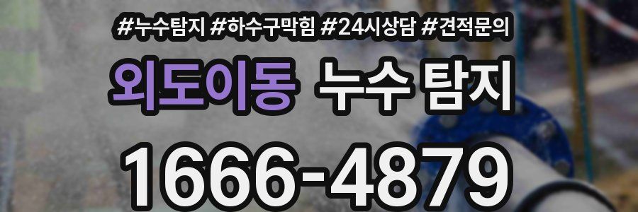 외도이동 누수 탐지