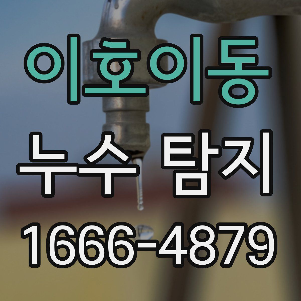 이호이동 누수 탐지