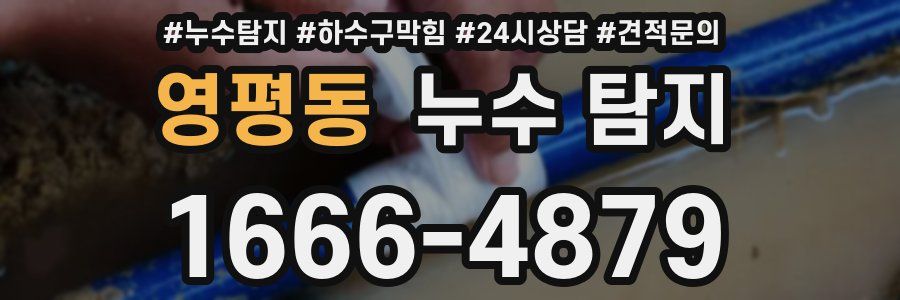 영평동 누수 탐지