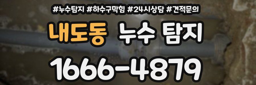 내도동 누수 탐지
