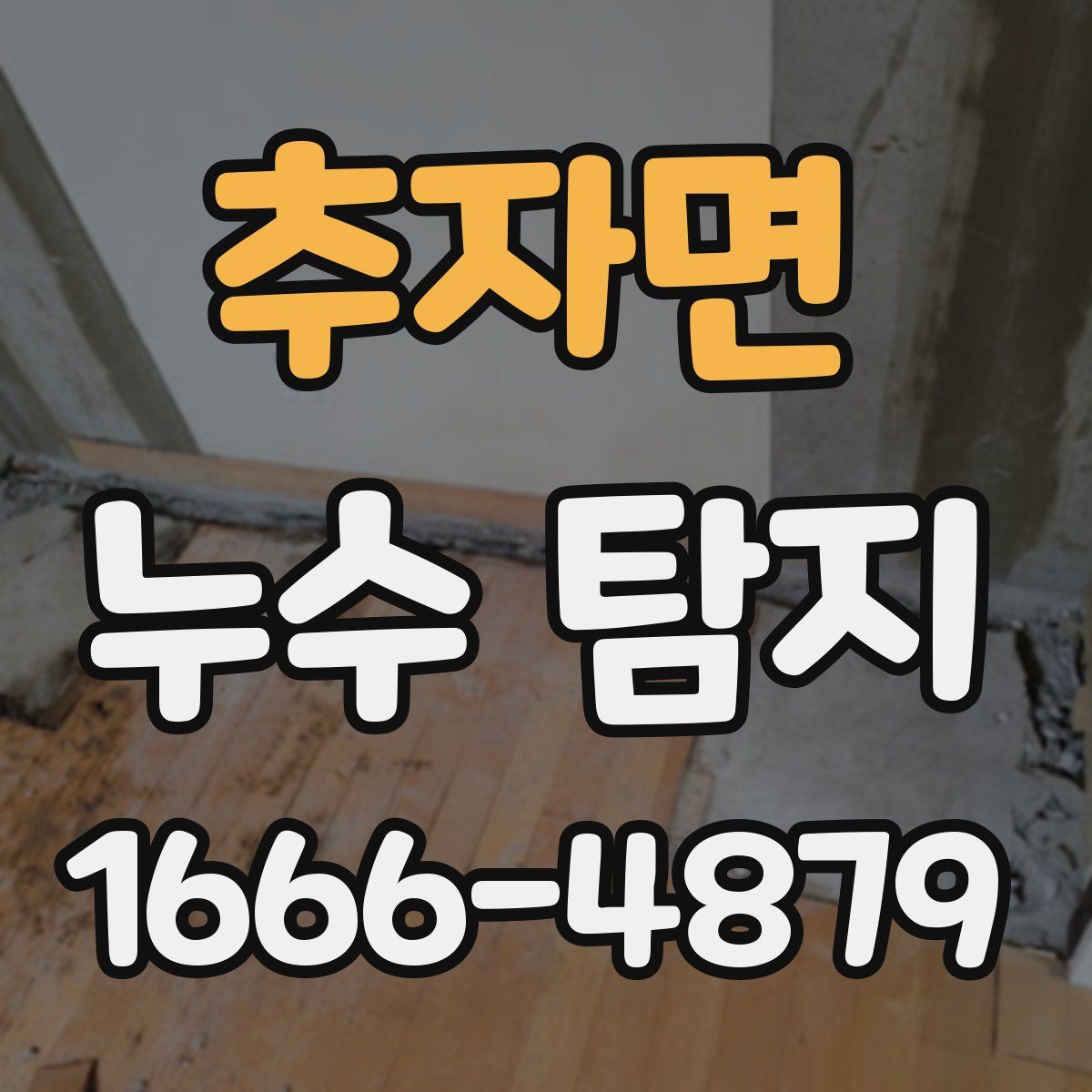 추자면 누수 탐지