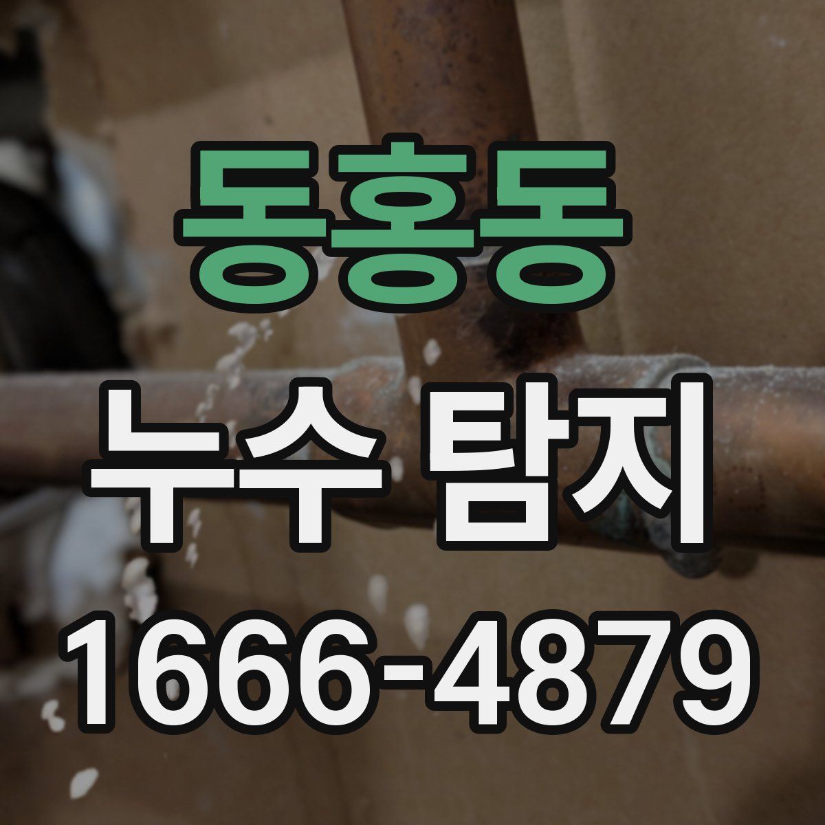 동홍동 누수 탐지