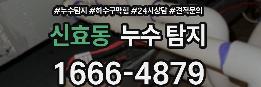 신효동 누수 탐지
