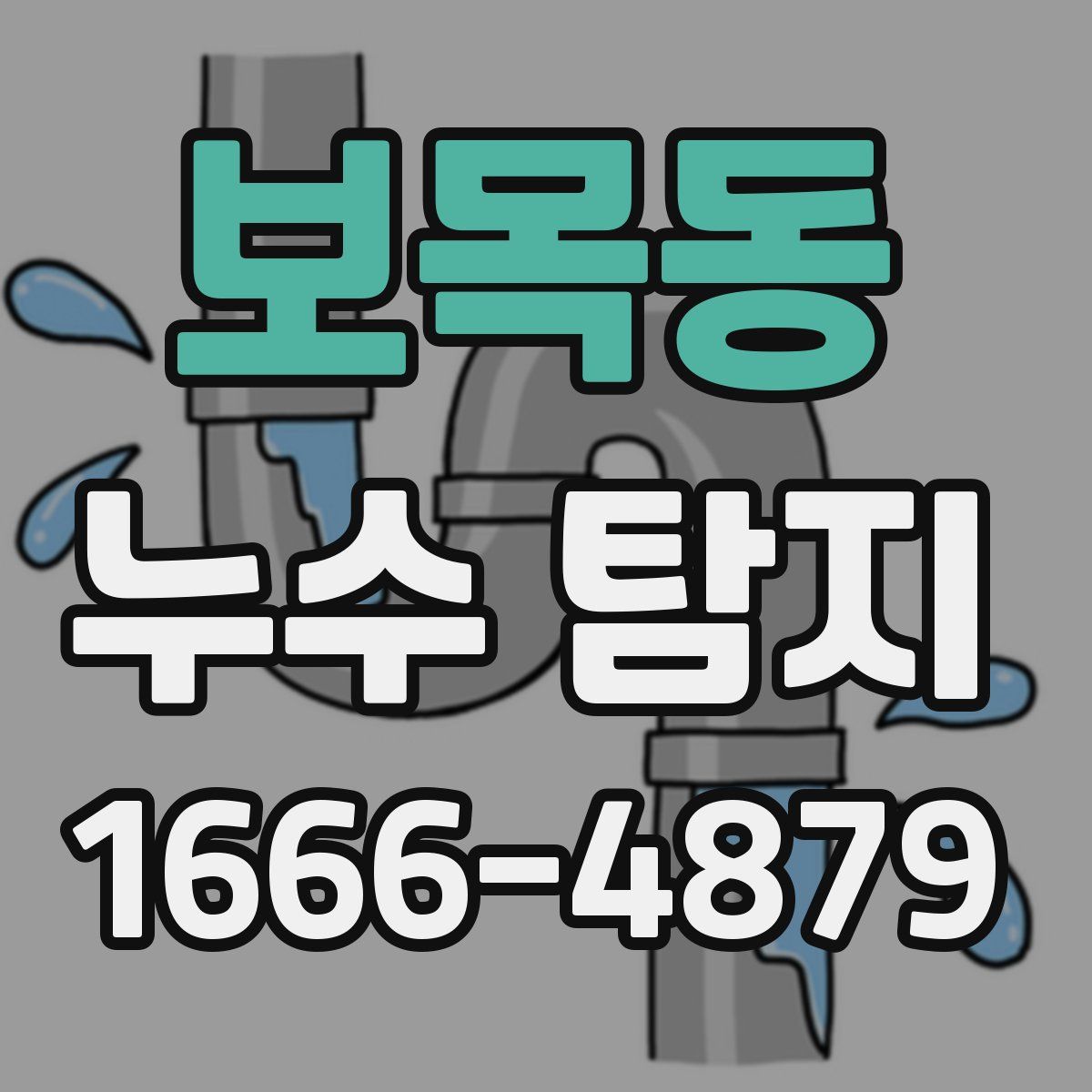 보목동 누수 탐지