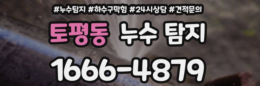 토평동 누수 탐지