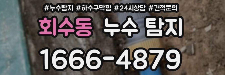 회수동 누수 탐지