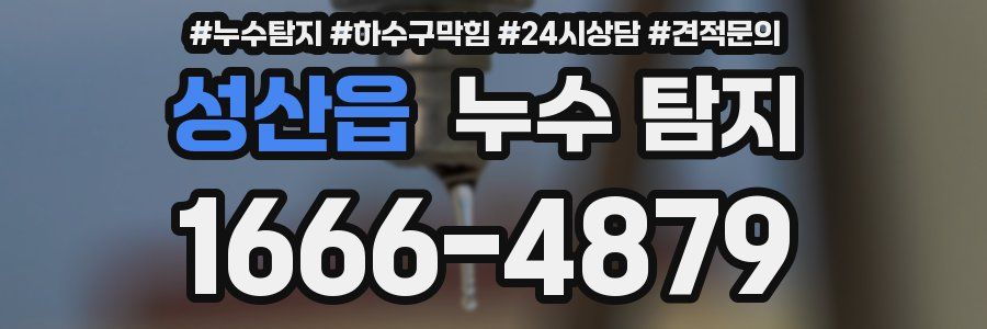 성산읍 누수 탐지