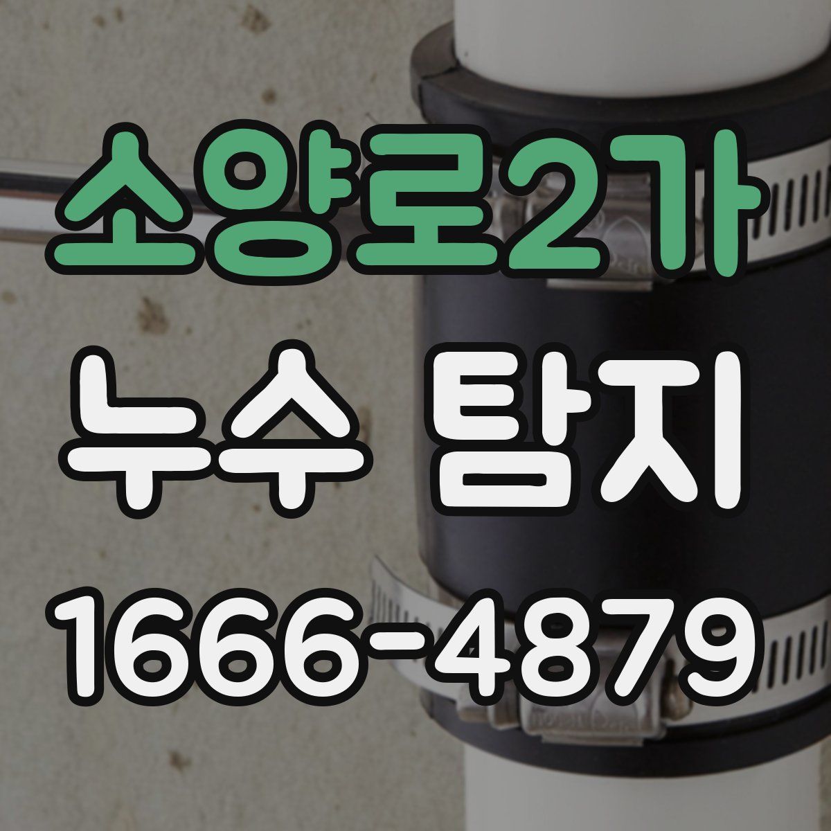 소양로2가 누수 탐지