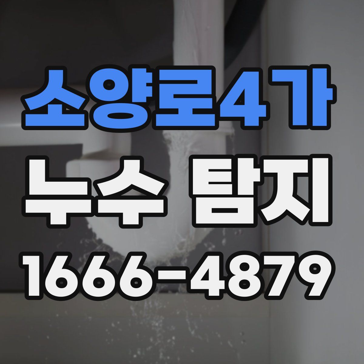 소양로4가 누수 탐지