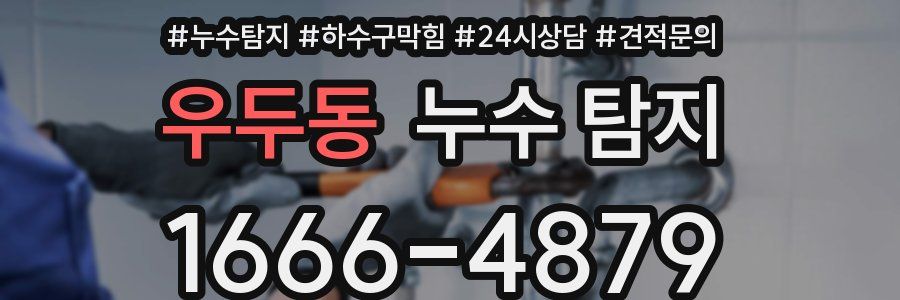 우두동 누수 탐지