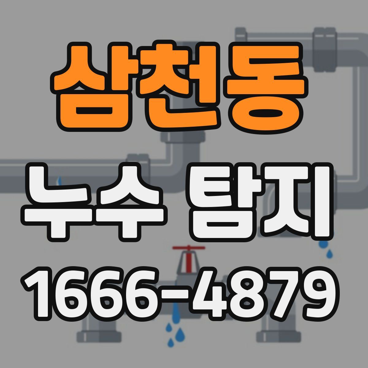 삼천동 누수 탐지