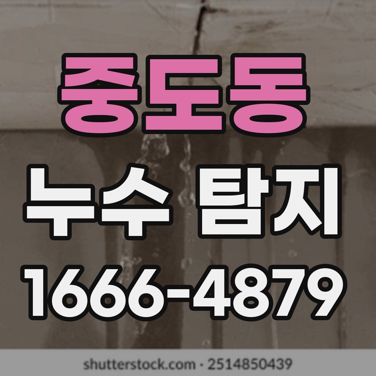 중도동 누수 탐지