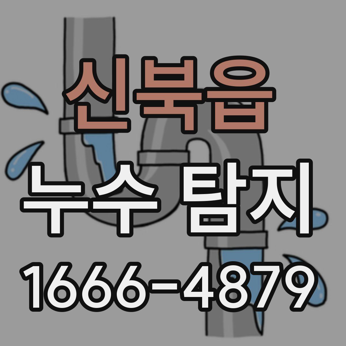 신북읍 누수 탐지