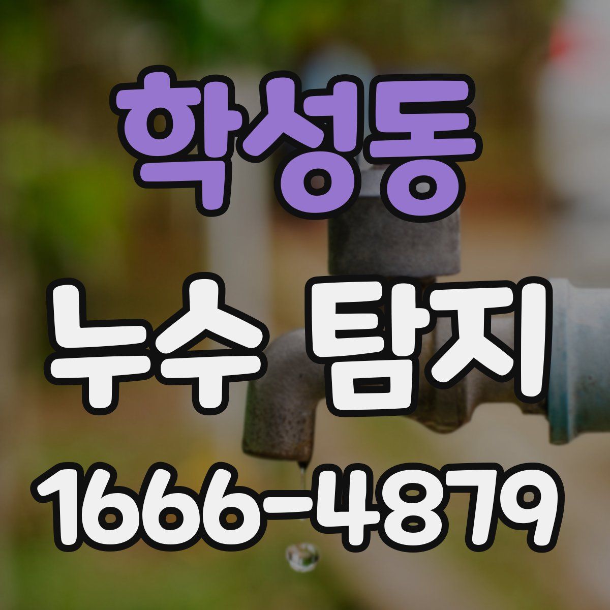 학성동 누수 탐지