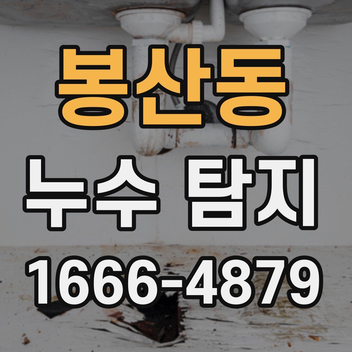봉산동 누수 탐지