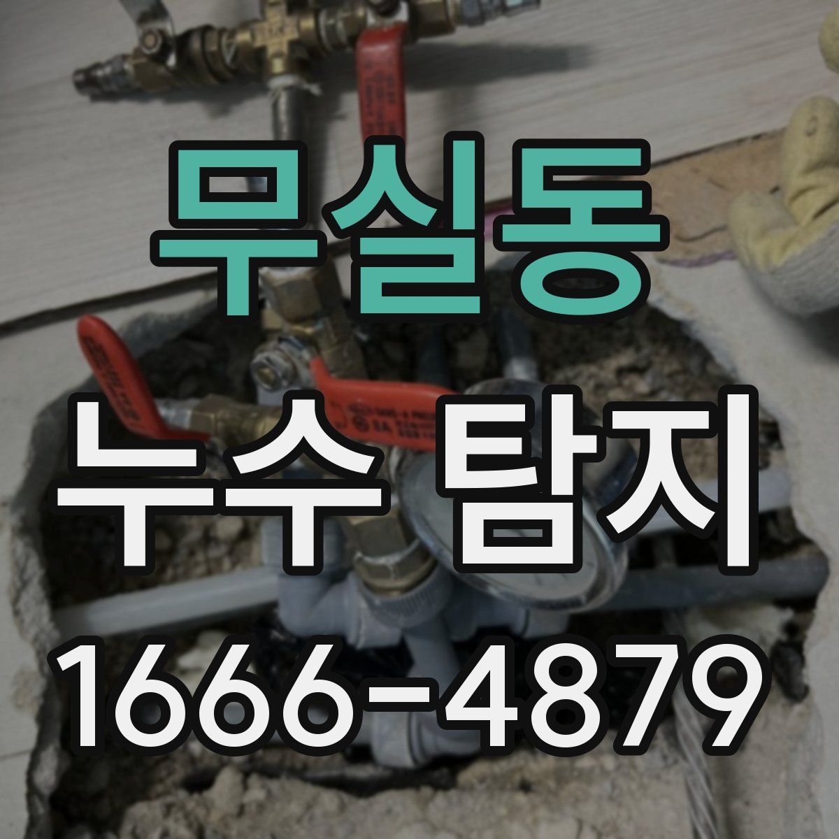무실동 누수 탐지