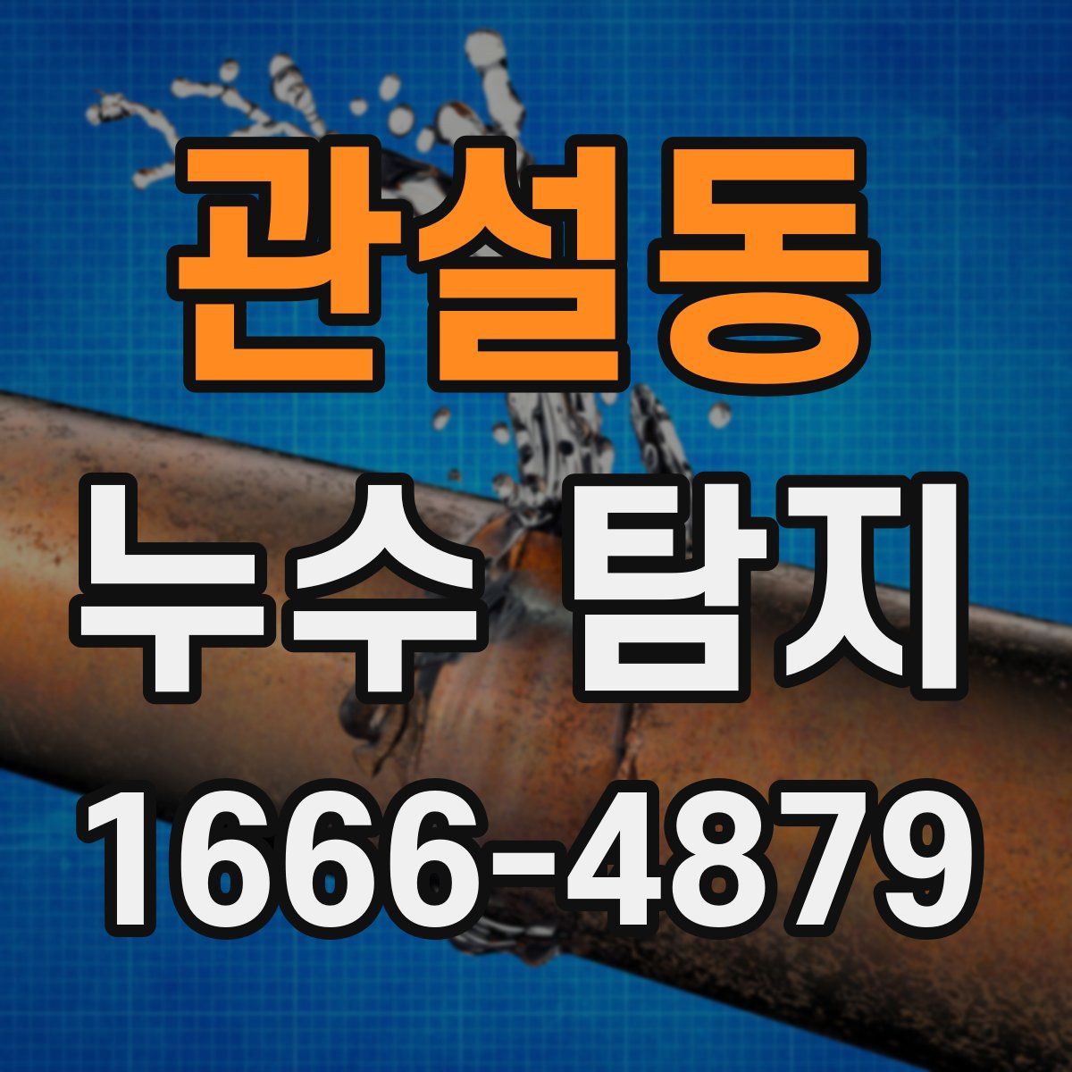 관설동 누수 탐지