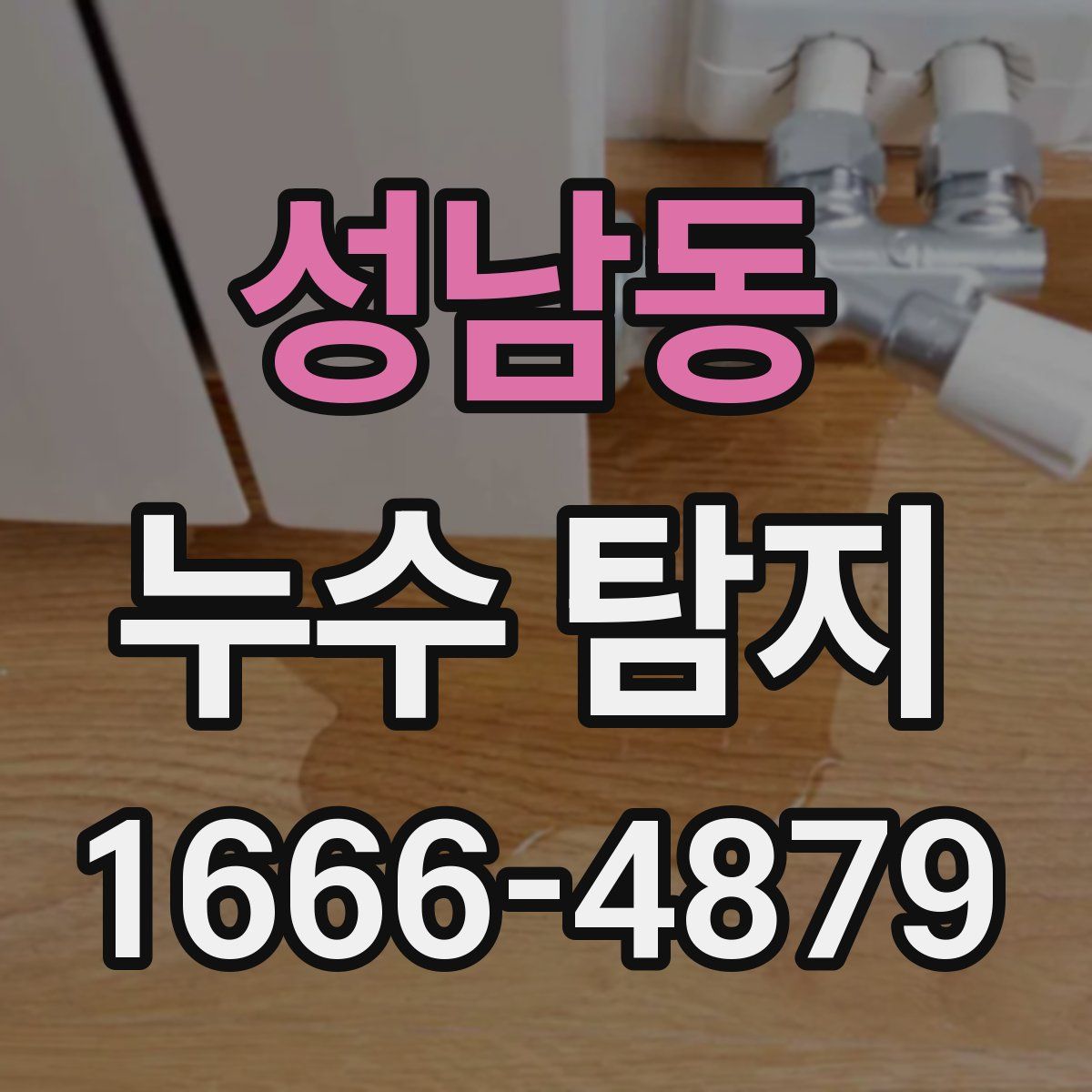 성남동 누수 탐지