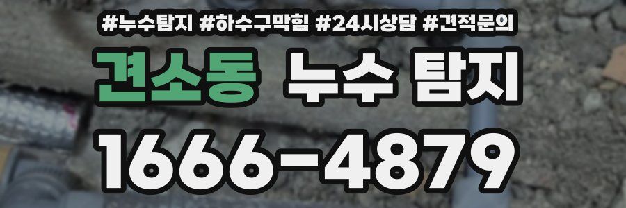 견소동 누수 탐지