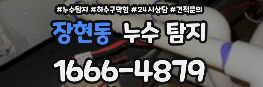 장현동 누수 탐지