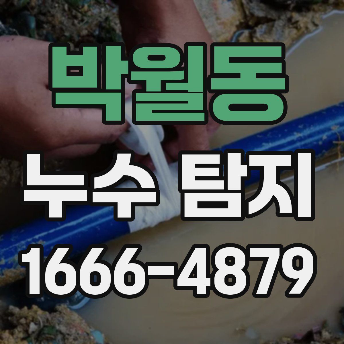 박월동 누수 탐지