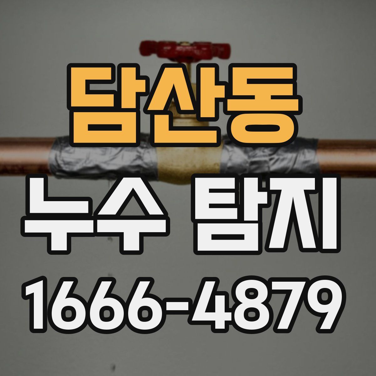 담산동 누수 탐지