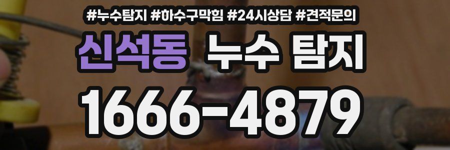 신석동 누수 탐지