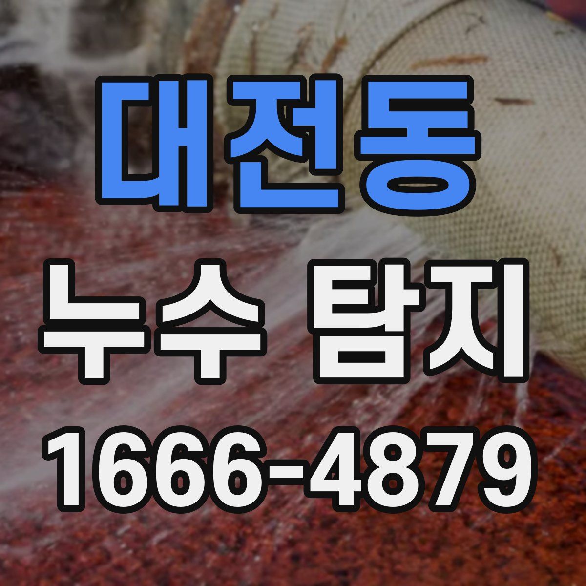 대전동 누수 탐지