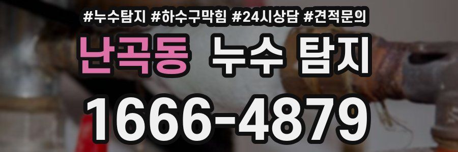난곡동 누수 탐지
