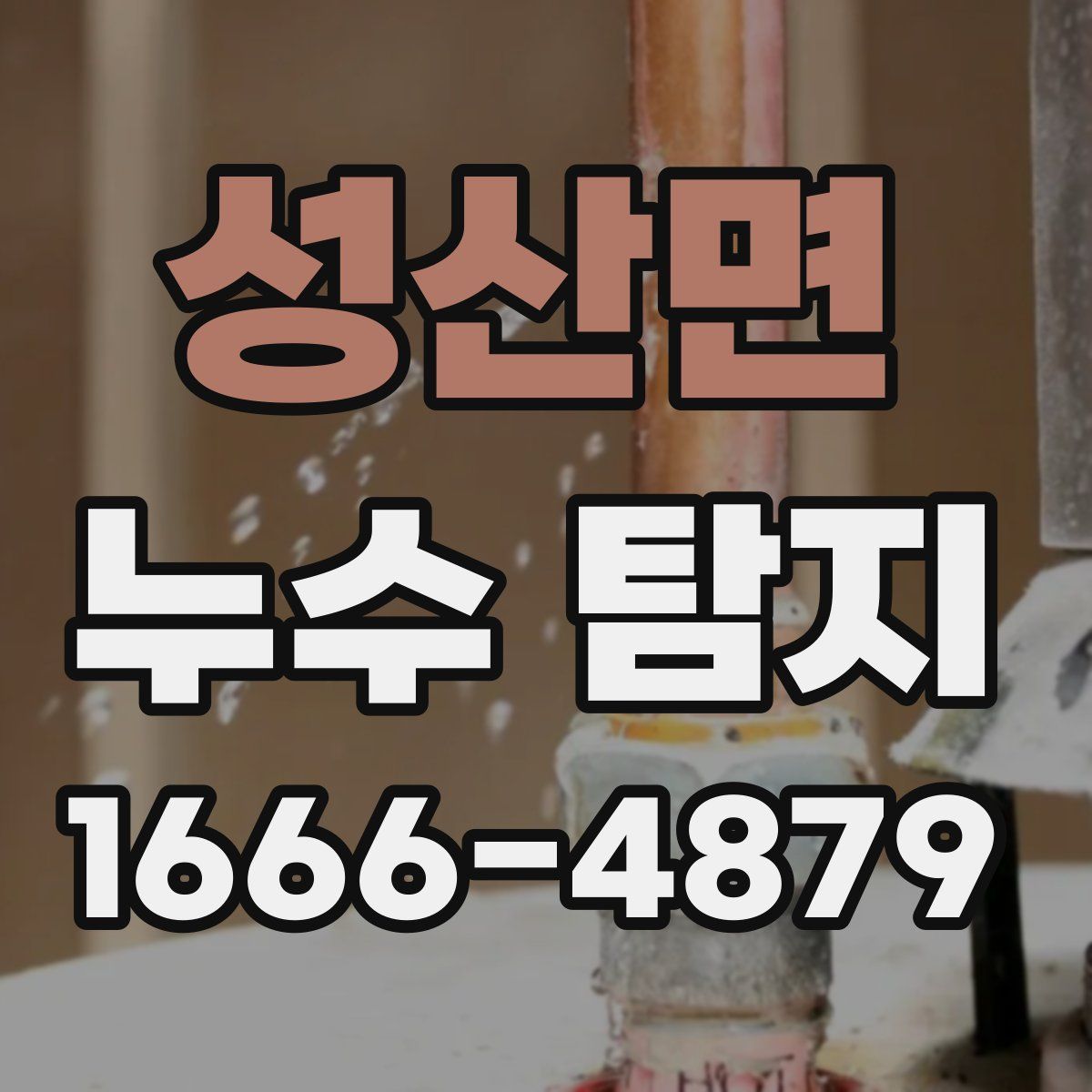 성산면 누수 탐지