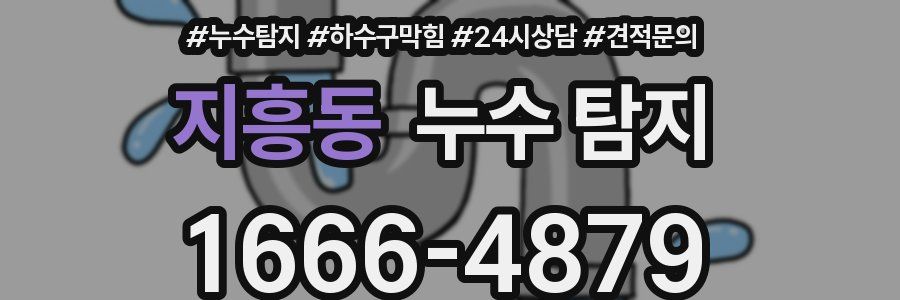 지흥동 누수 탐지