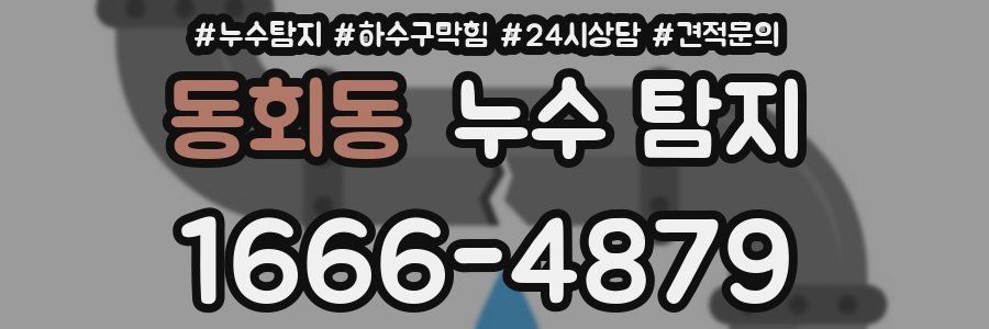 동회동 누수 탐지
