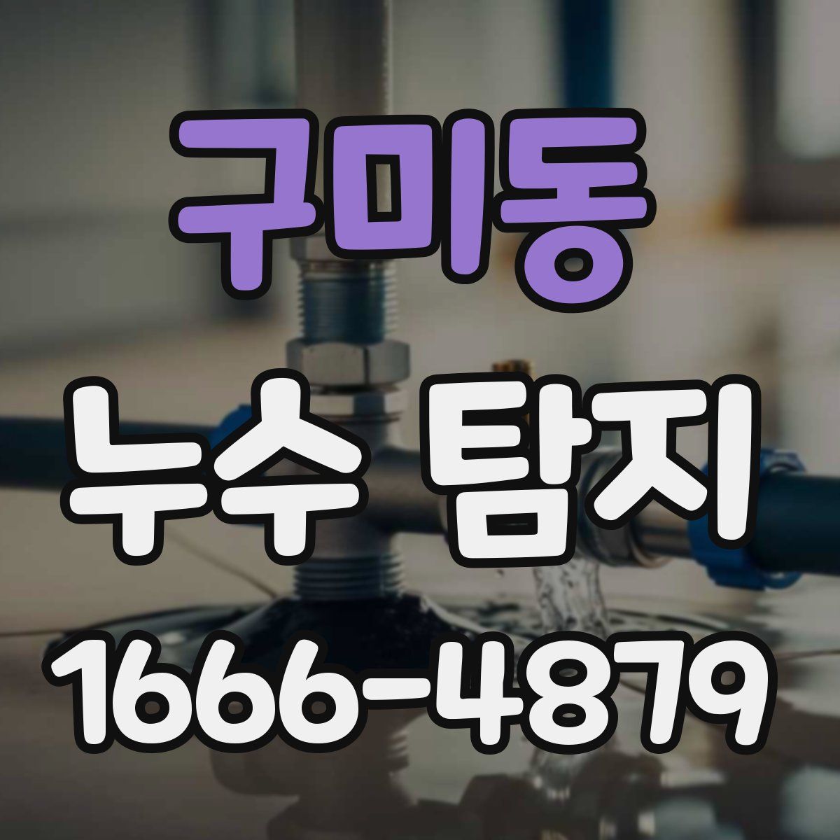 구미동 누수 탐지