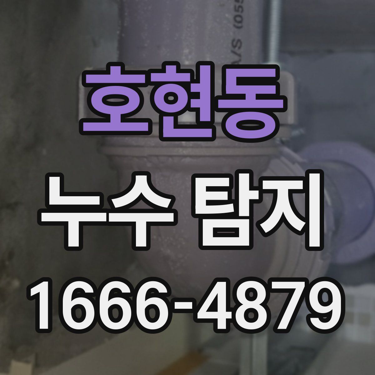 호현동 누수 탐지