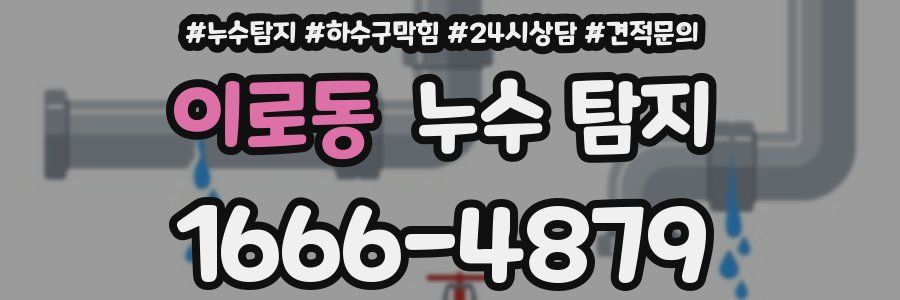 이로동 누수 탐지
