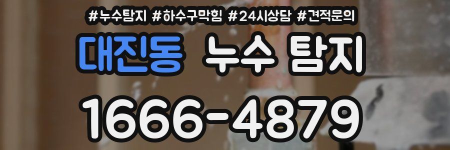 대진동 누수 탐지