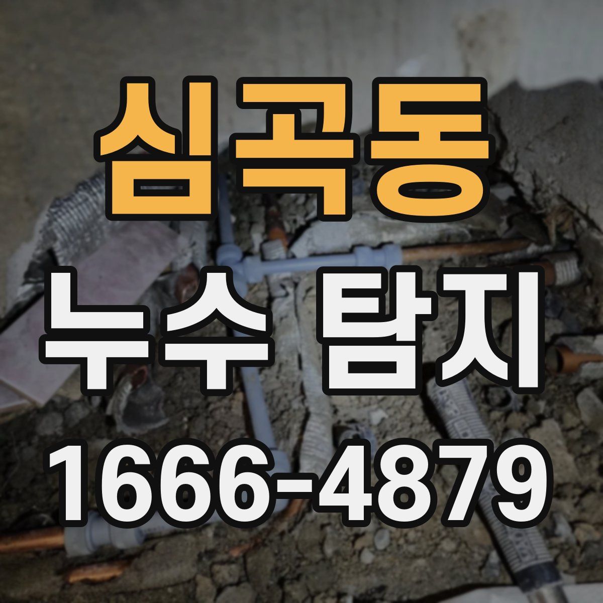 심곡동 누수 탐지