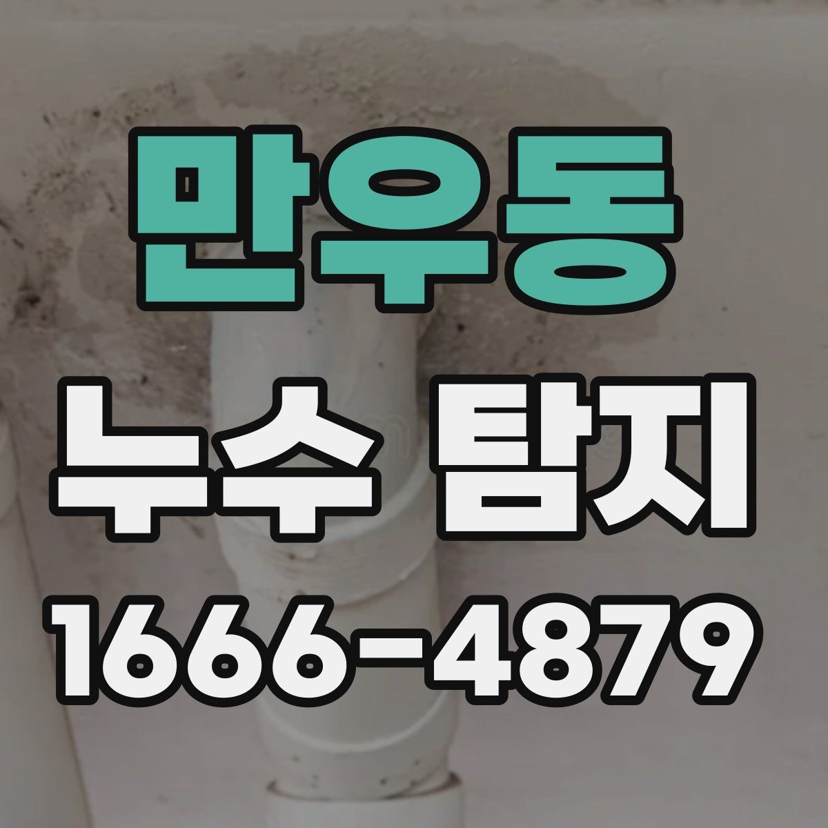 만우동 누수 탐지