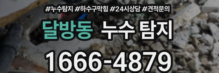 달방동 누수 탐지