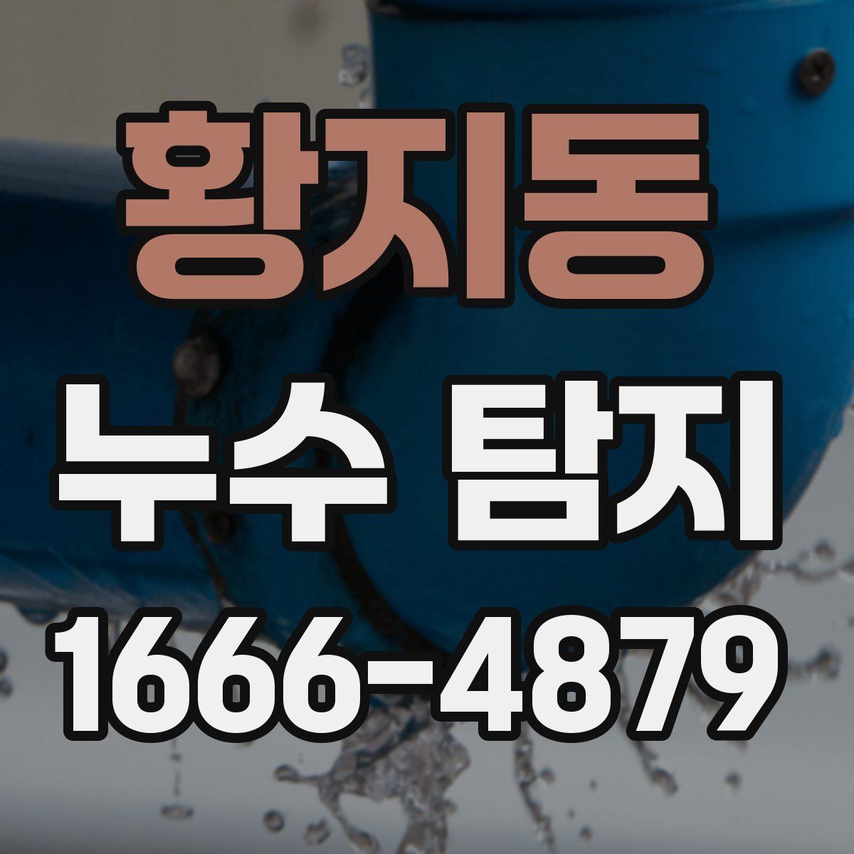 황지동 누수 탐지