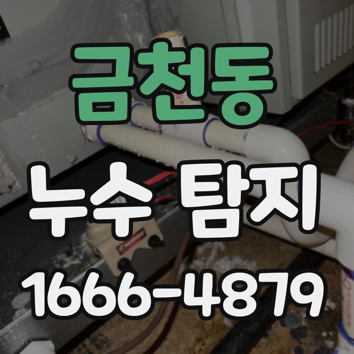 금천동 누수 탐지