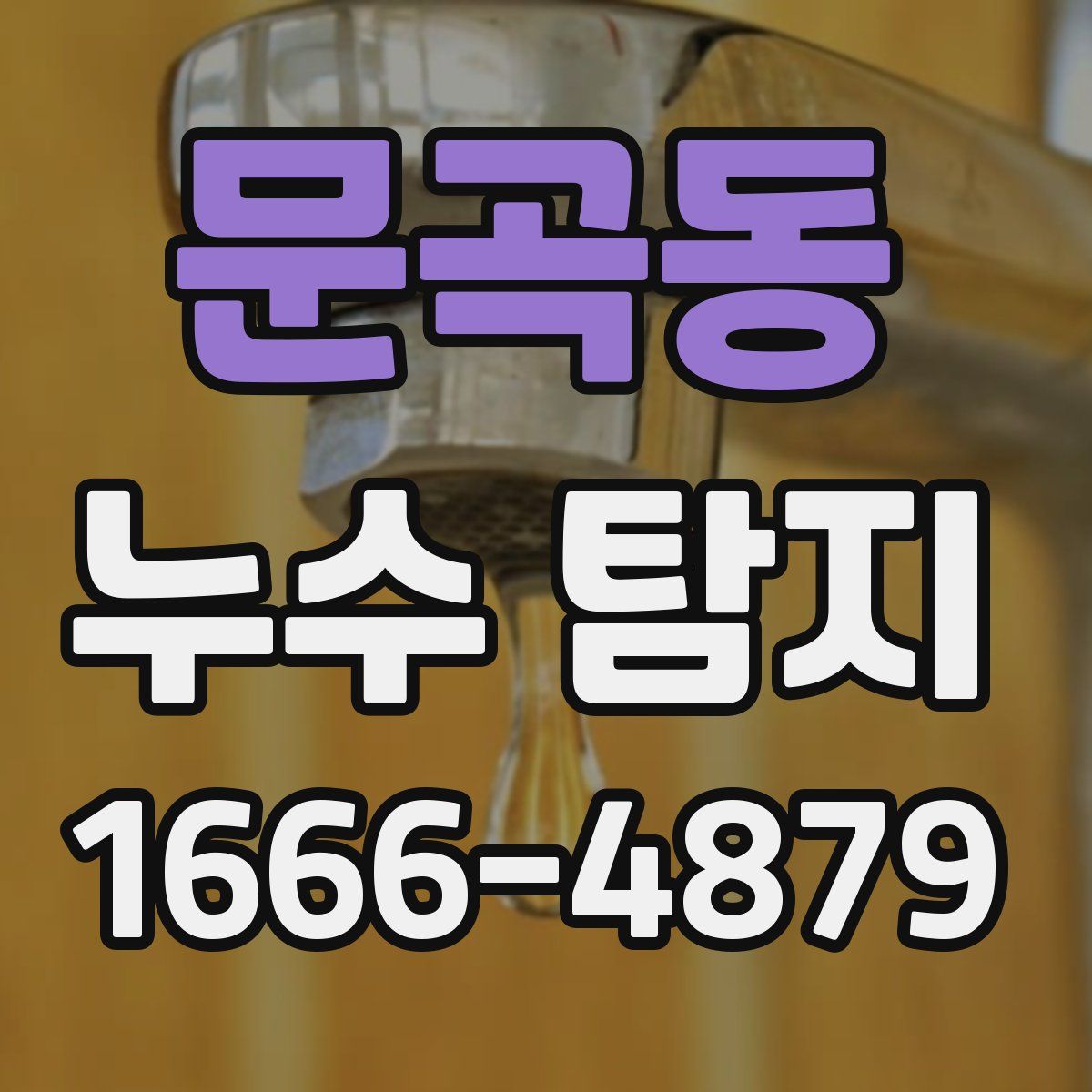 문곡동 누수 탐지