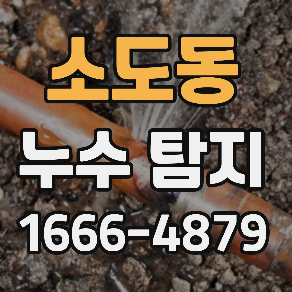 소도동 누수 탐지