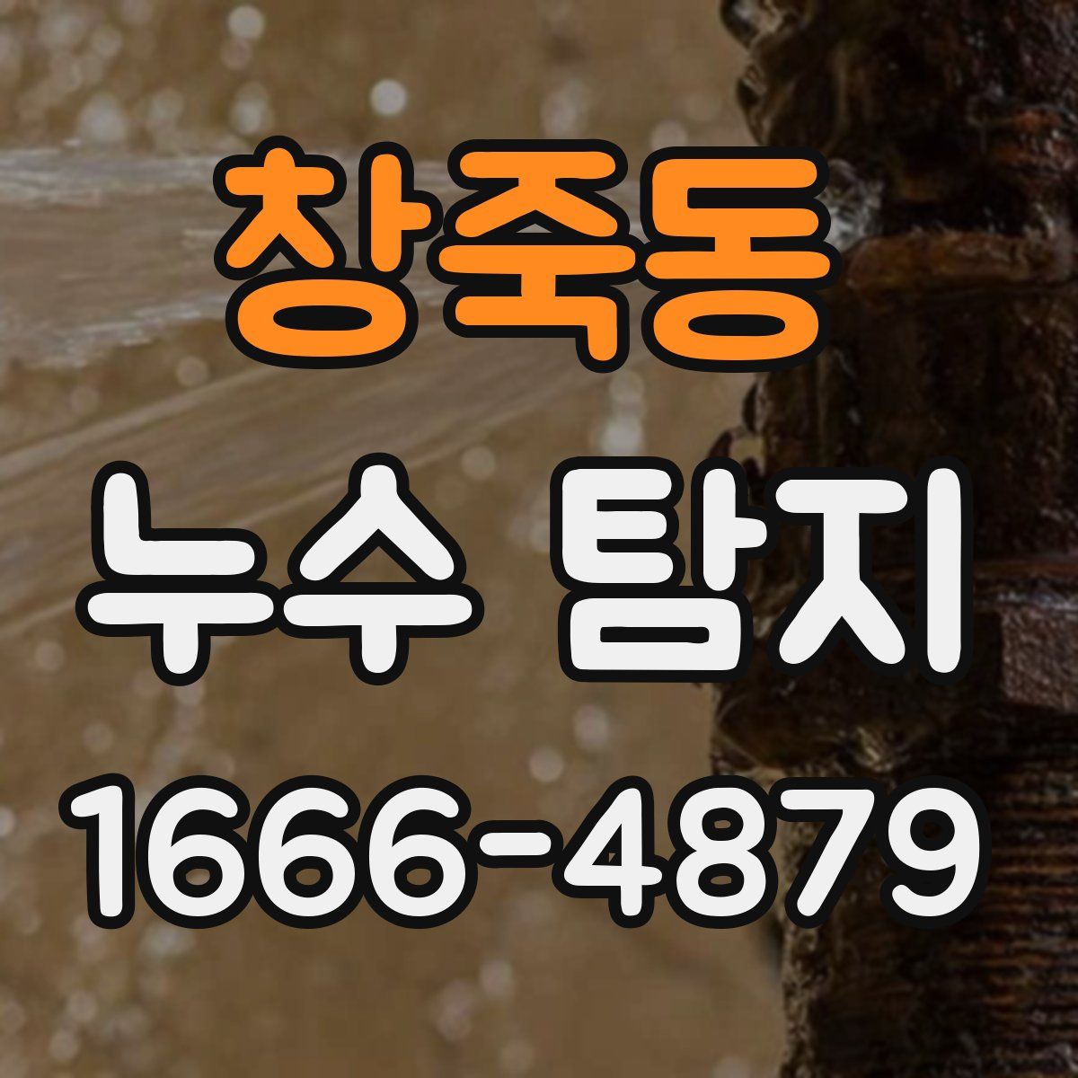 창죽동 누수 탐지