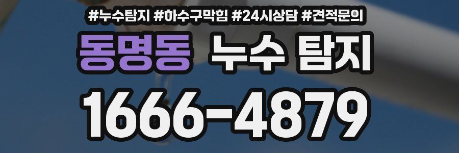 동명동 누수 탐지