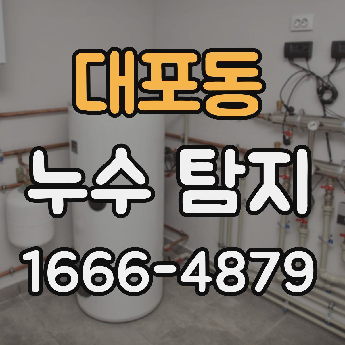 대포동 누수 탐지