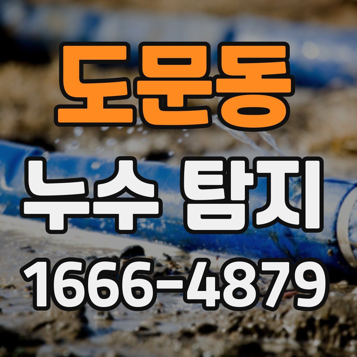 도문동 누수 탐지