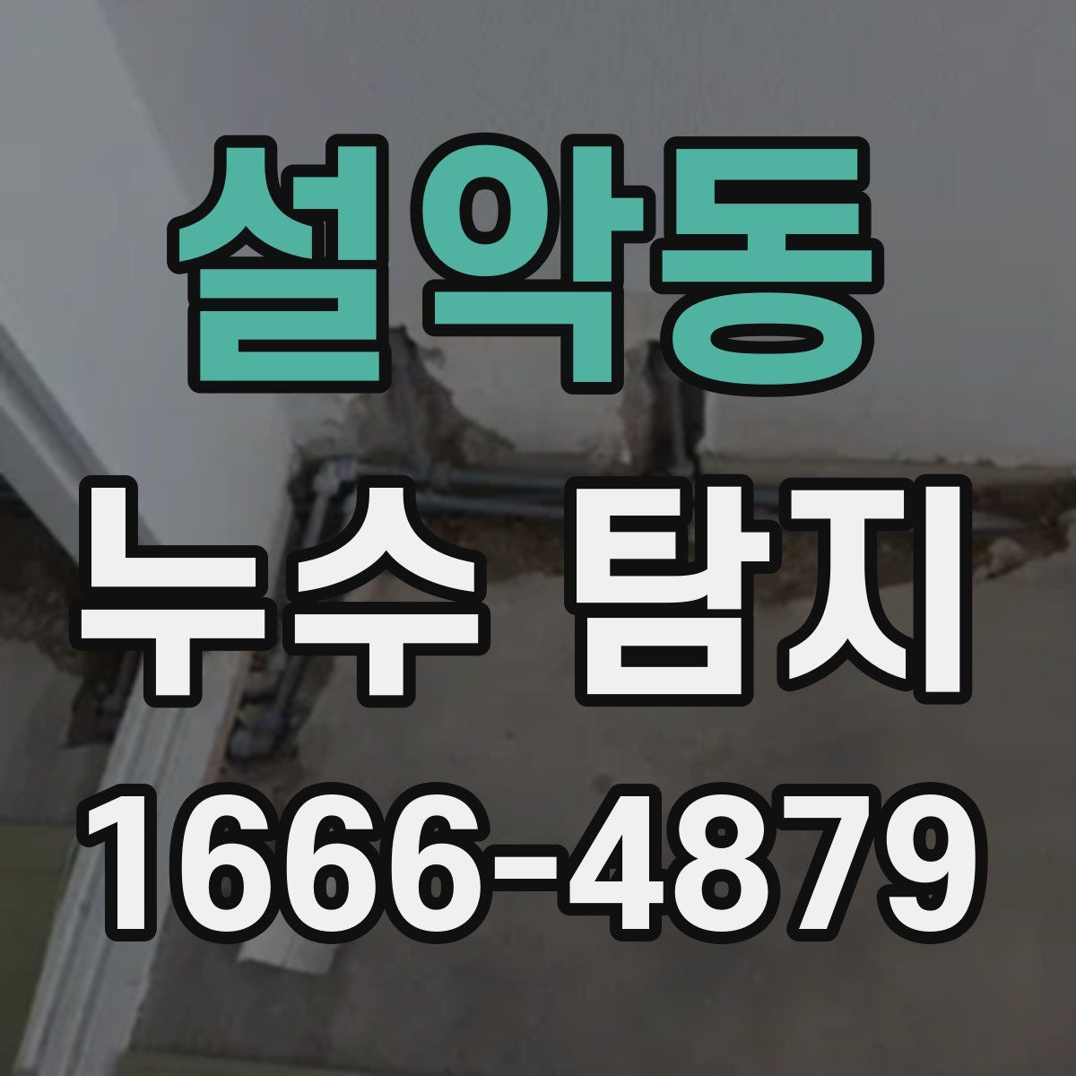 설악동 누수 탐지