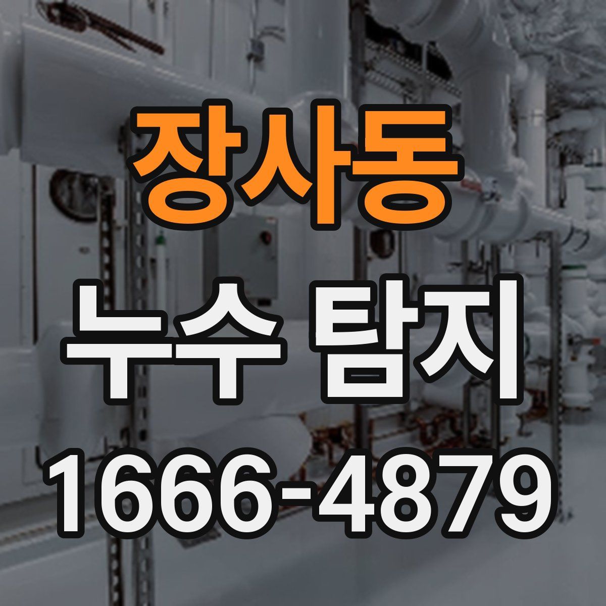 장사동 누수 탐지